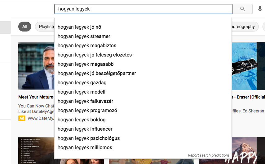 Youtube SEO - youtube keresés és ajánlások